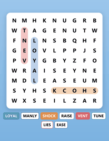 Play Word Search online